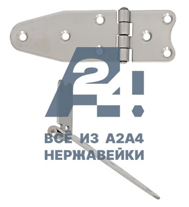 Петля дверная АРТ 8429 А2 129X40 тип В -  нержавеющий крепеж «A2A4.ru»