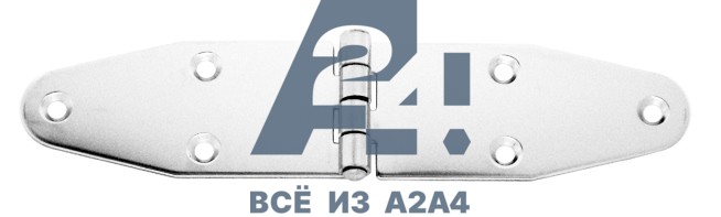 Петля дверная АРТ 8430 А2 180X40 тип А -  нержавеющий крепеж «A2A4.ru»