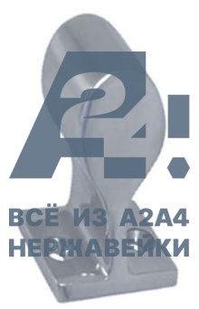 Стойка леерного ограждения торцевая 60° АРТ 8208 А4 25 мм -  нержавеющий крепеж «A2A4.ru»